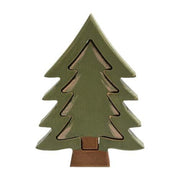 Wooden Christmas Tree Cutout Set (Set of 2)