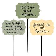 Until We Meet Again Plant Stake  (3 Count Assortment)