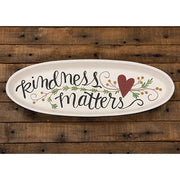 Kindness Matters Oval Tray