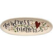 Kindness Matters Oval Tray