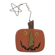 Wire Star Primitive Jack O Lantern Ornaments (Set of 3)