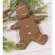 Primitive Wooden Gingerbread Man Cookie