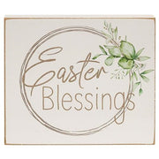 Easter Blessings Wooden Block