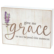 Give Me Grace Box Sign