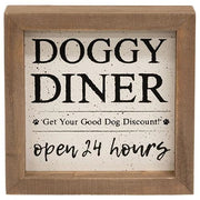 Doggie Diner Framed Sign