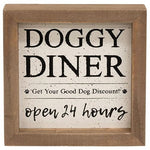 Doggie Diner Framed Sign