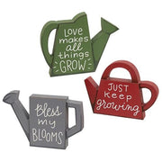 Watering Can Wooden Sitters (Set of 3)