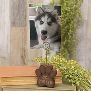 So Spoiled Wooden Paw Photo Holder