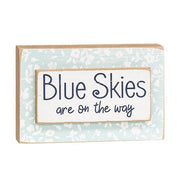 Blue Skies Are On The Way Block  (3 Count Assortment)