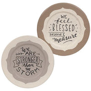 Stronger Than the Storm Plate  (2 Count Assortment)