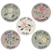 Grandma Love Mini Floral Plate  (5 Count Assortment)