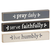 Serve Faithfully Mini Stick  (3 Count Assortment)