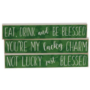 Eat - Drink - & Be Blessed Mini Stick  (3 Count Assortment)