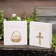 Easter Hope Square Block  (2 Count Assortment)