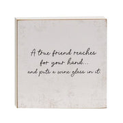 A True Friend Square Block  (2 Count Assortment)