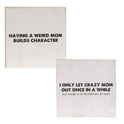 Weird Mom Square Block  (2 Count Assortment)