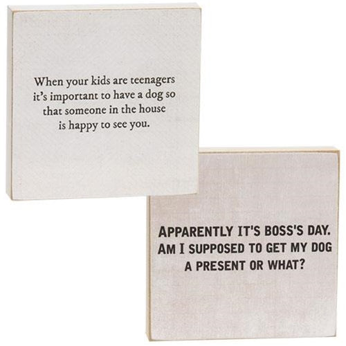 It's Bosses Day Square Block  (2 Count Assortment)