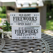 Old Glory Fireworks Block  (2 Count Assortment)