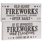 Old Glory Fireworks Block  (2 Count Assortment)