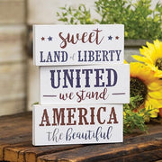 Sweet Land of Liberty Block  (3 Count Assortment)