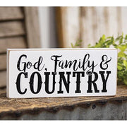 God - Family & Country Block