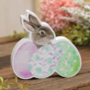 Bunny & Easter Eggs Chunky Sitter