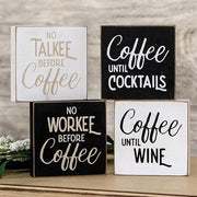 No Talkie Block  (4 Count Assortment)