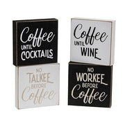 No Talkie Block  (4 Count Assortment)