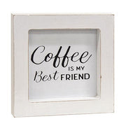 I Like My Coffee Hot Mini Framed Sign  (4 Count Assortment)