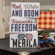 Fireworks & Freedom Block  (3 Count Assortment)