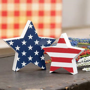 Stars & Stripes Star Sitters (Set of 2)