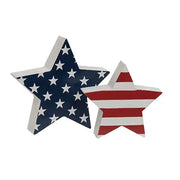 Stars & Stripes Star Sitters (Set of 2)