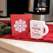 Hot Cocoa For Santa Chunky Cup Sitters (Set of 2)