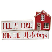 I'll Be Home For the Holidays Stacking Blocks (Set of 3)