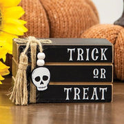 Trick or Treat Mini Wooden Book Stack