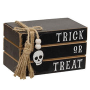 Trick or Treat Mini Wooden Book Stack