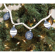 Snowflake Ornament Beaded Garland