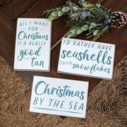 Christmas by the Sea Block  (3 Count Assortment)