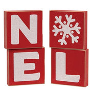 Sparkle NOEL Word Blocks (Set of 4)