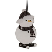 Black & White Sneaker Snowman Ornaments (Set of 2)