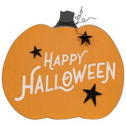 Happy Halloween Pumpkin Easel Sign