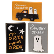 Here Comes Halloween Layered Block  (3 Count Assortment)