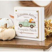 Autumn Acres Pumpkin Patch Layered Box Sign