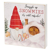 Snowmies Box Sign  (3 Count Assortment)