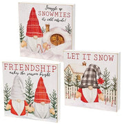 Snowmies Box Sign  (3 Count Assortment)