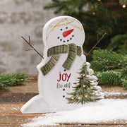 Joy To All Wooden Snowman Sitter