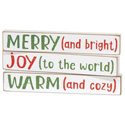 Merry and Bright Mini Stick  (3 Count Assortment)