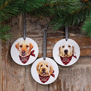 Winter Wonder-Lab Round Ornament  (3 Count Assortment)