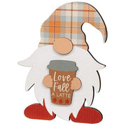 Fall Love Easel Gnome  (3 Count Assortment)