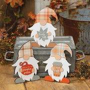 Fall Love Easel Gnome  (3 Count Assortment)